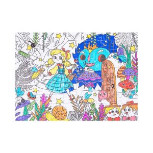 TookyToy - Coloring Puzzle - Secret Garden