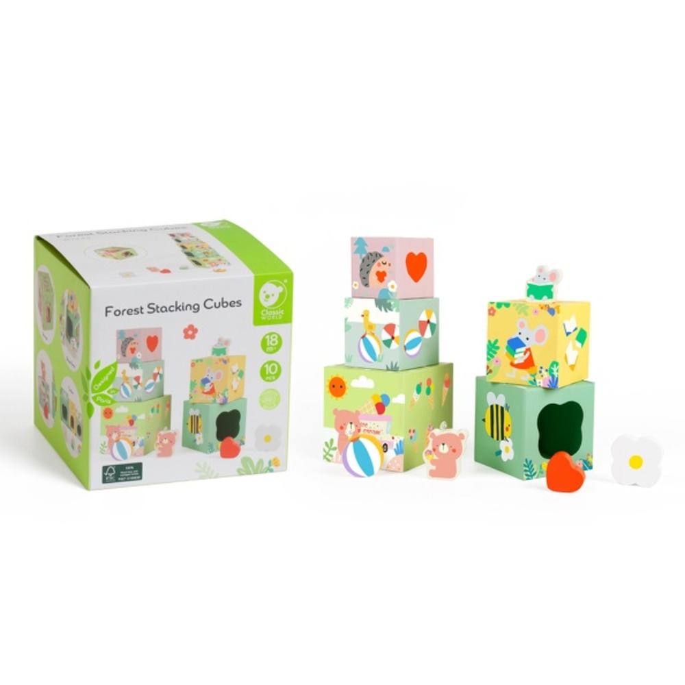 Classic World - Forest Stacking Cubes