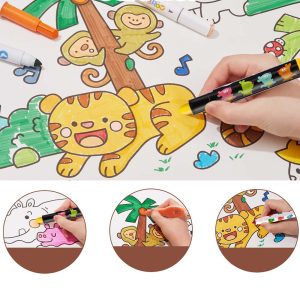 Jar Meló - Sticky Drawing Paper - Dinosaur Adventures