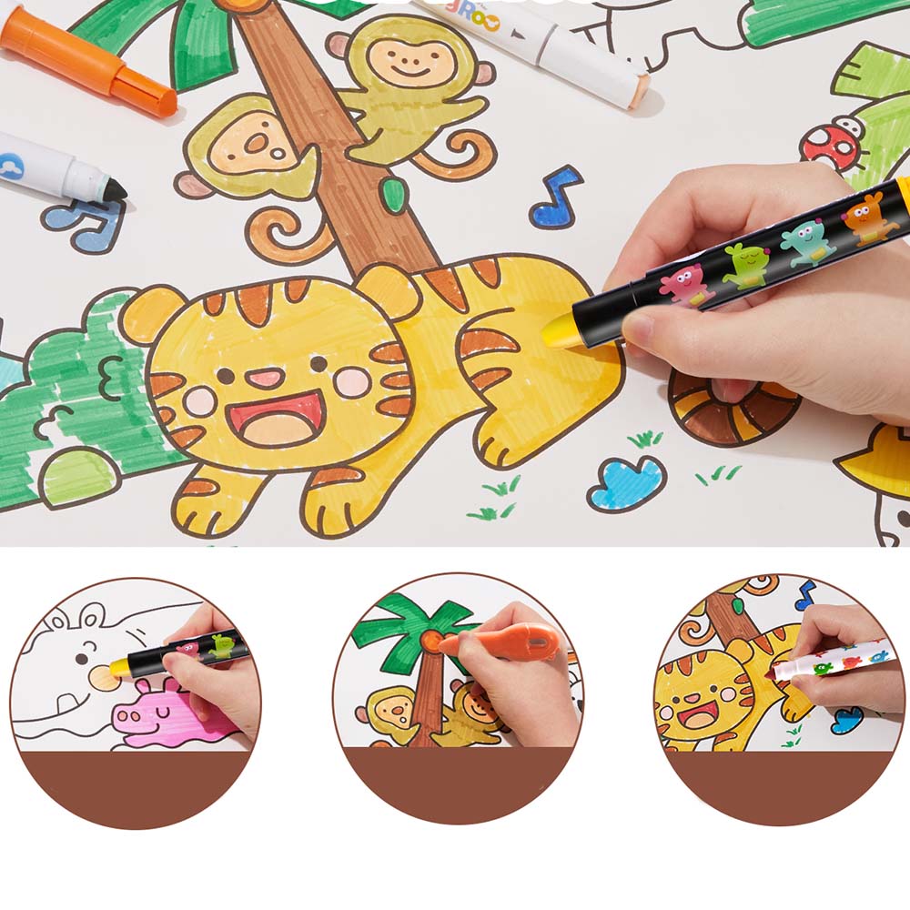 Jar Meló - Sticky Drawing Paper - Dinosaur Adventures