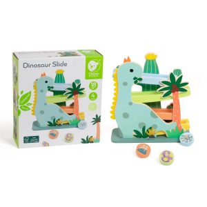 Classic World - Dinosaur Slide - Wooden Activity Toy